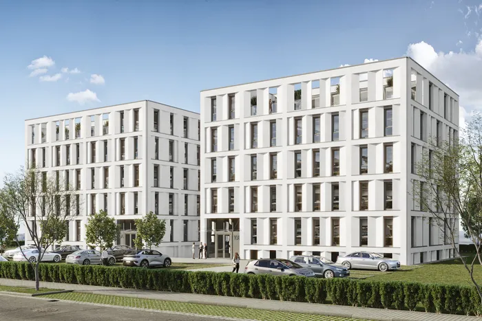 Gewerbekomplex Landshut West – Außenansicht